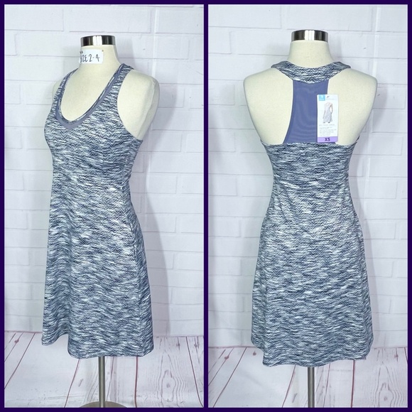 👗NWT🤩 |•MPG•| Heathered Purple Activewear Dress Size XS - Picture 3 of 8